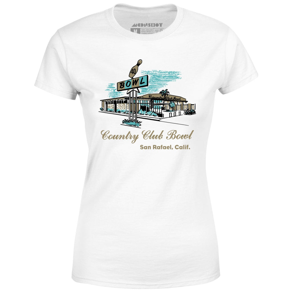 Country Club Bowl - San Rafael, CA - Vintage Bowling Alley - Women's