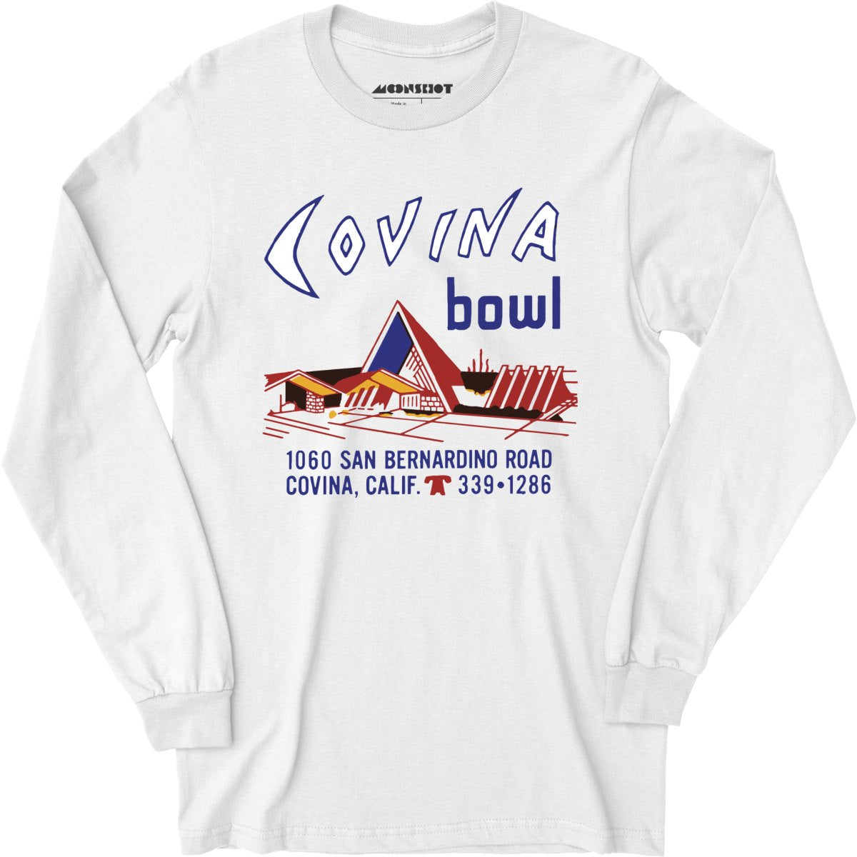 Covina Bowl - Covina, CA - Vintage Bowling Alley - Long Sleeve