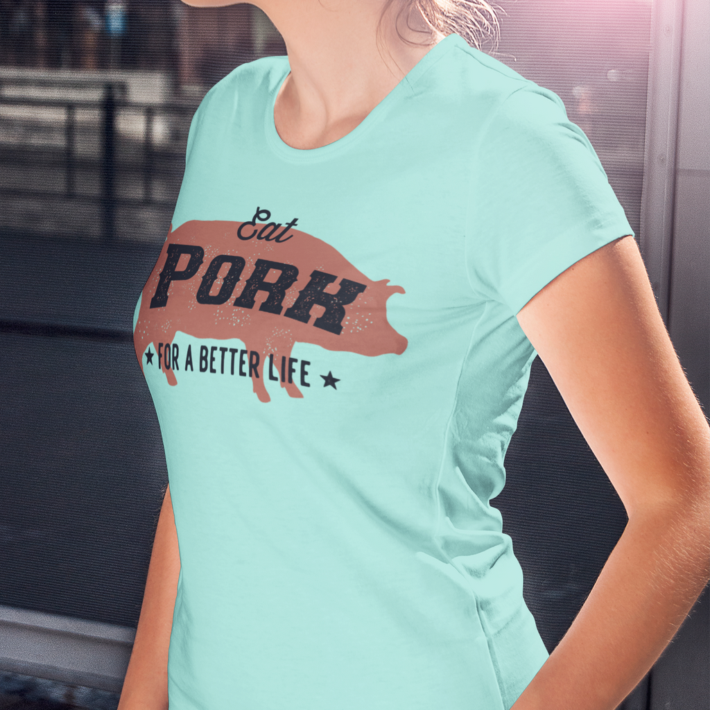 Eat Pork Women's Relaxed Tee