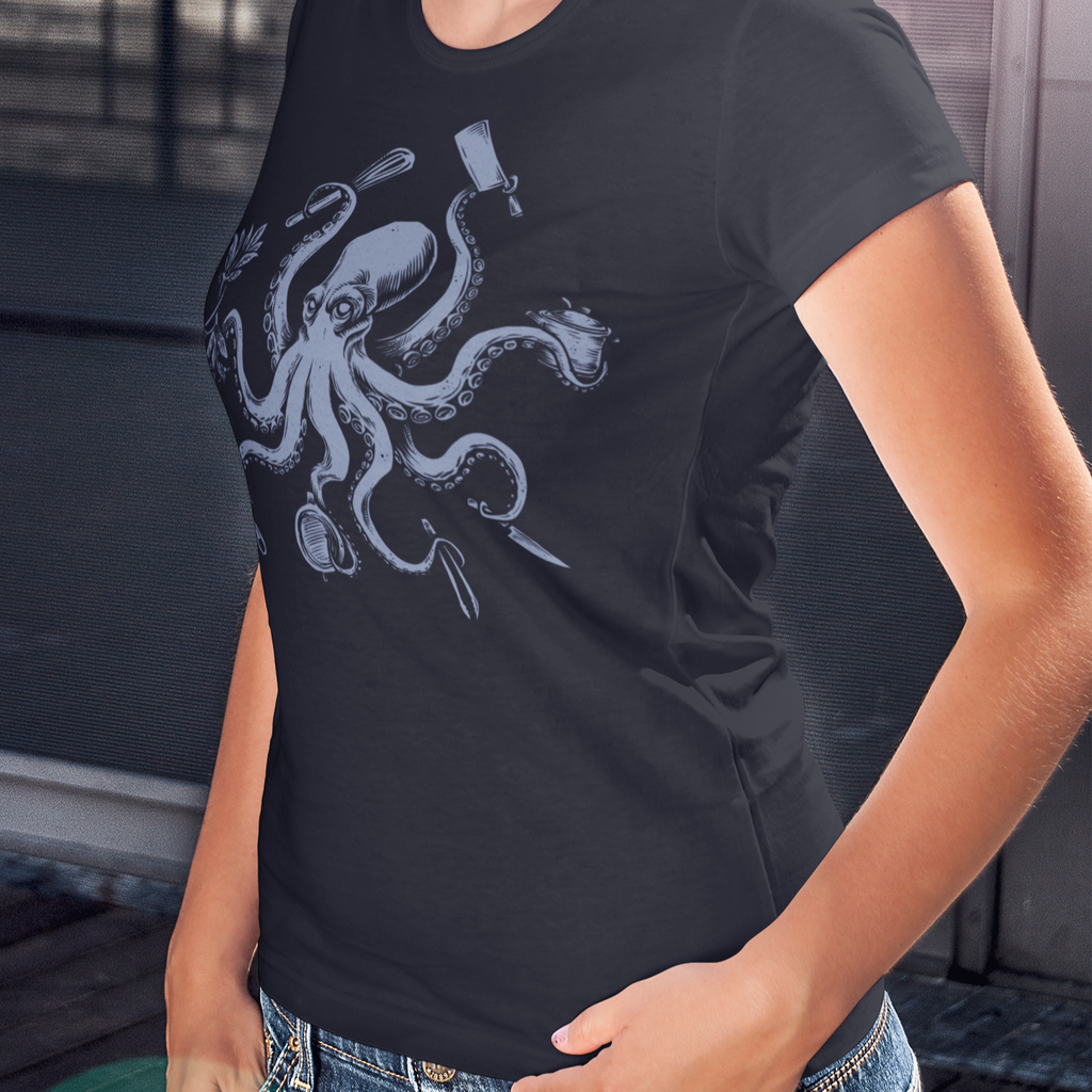 Chef Octopus Women's Relaxed Tee