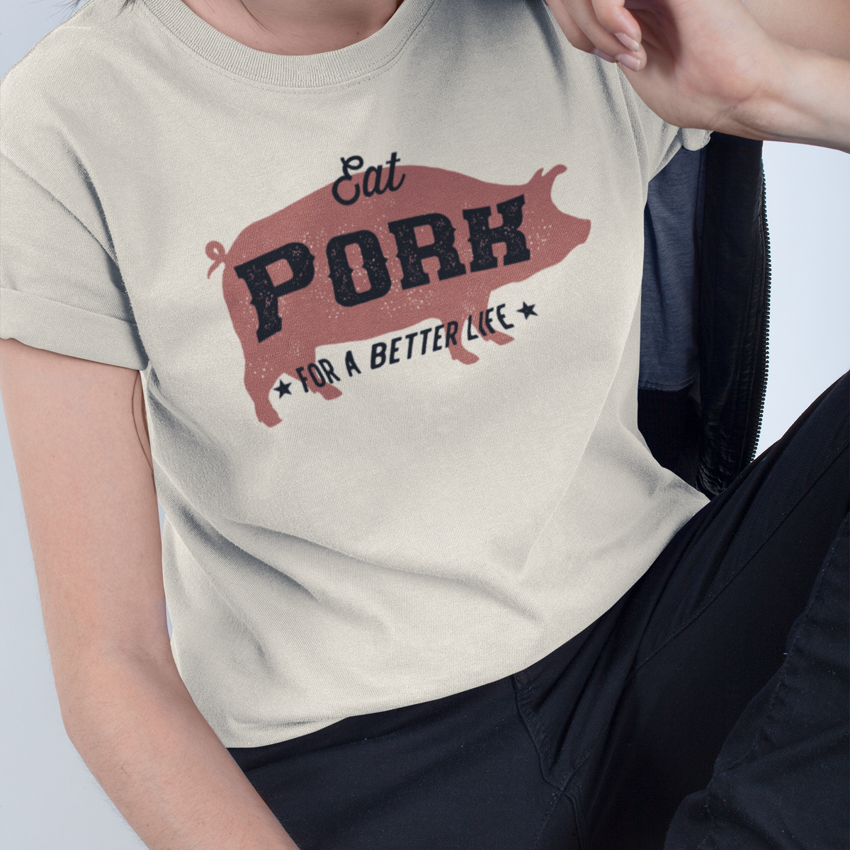 Eat Pork Women's Relaxed Tee