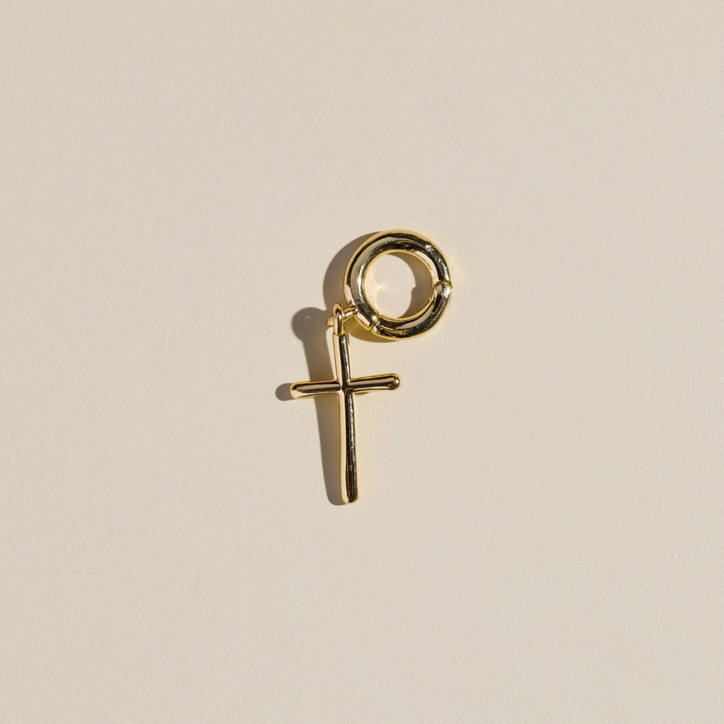 Gold Cross Charm