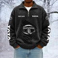 Tata Motors Custom Name Quarter Zip Pullover Sweatshirt - Multicolor
