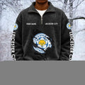 Leicester City Custom Name Quarter Zip Pullover Sweatshirt - Multicolor