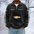 Chevrolet Custom Name Quarter Zip Pullover Sweatshirt - Multicolor