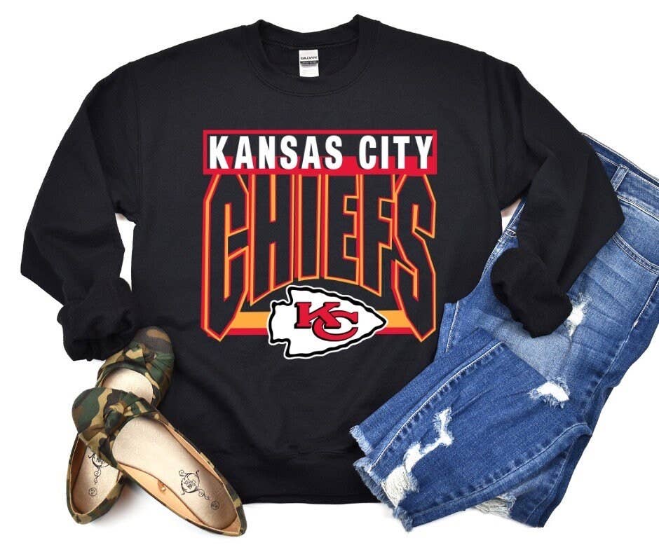 Vintage Retro Taylor Kansas City Football Sweatshirt
