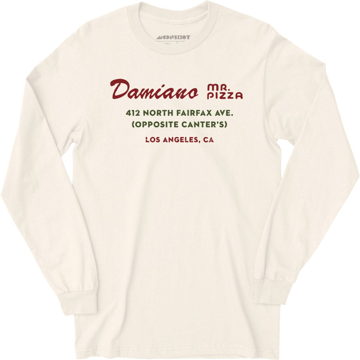 Damiano Mr. Pizza - Los Angeles, CA - Vintage Restaurant - Long Sleeve