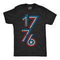 1776 Stripes Men's T Shirt Fourth of July Graphic Tee