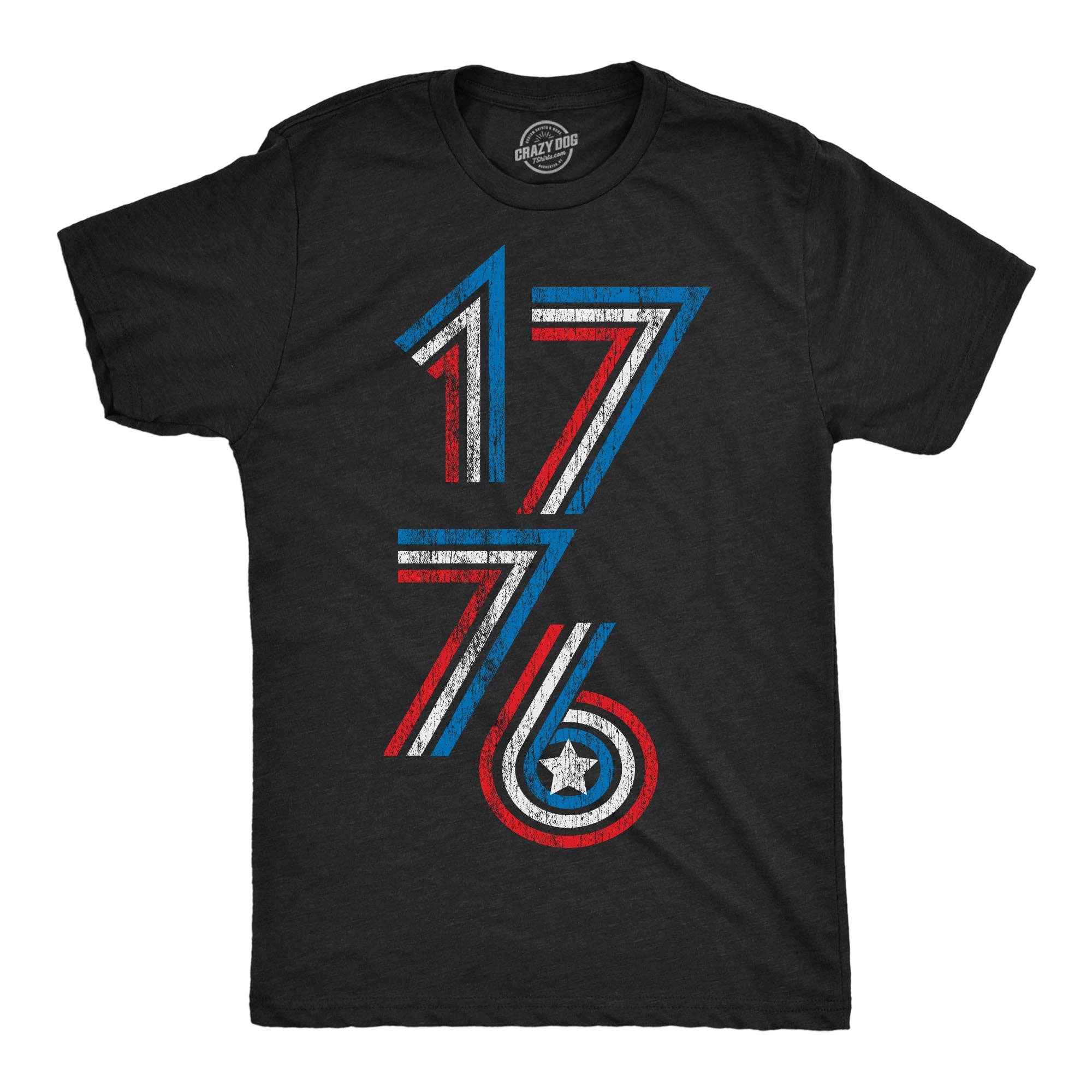 1776 Stripes Men's T Shirt Fourth of July Graphic Tee