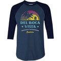 Del Boca Vista Retirement Condominiums - 3/4 Sleeve Raglan