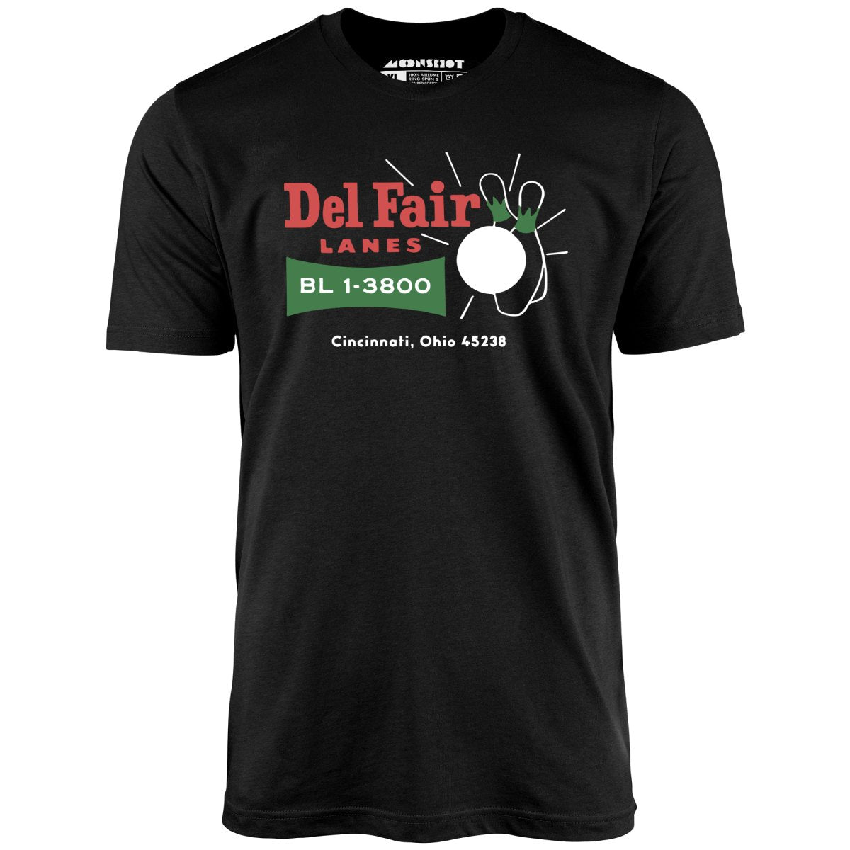 Del Fair Lanes v2 - Cincinnati, OH - Vintage Bowling Alley - Unisex