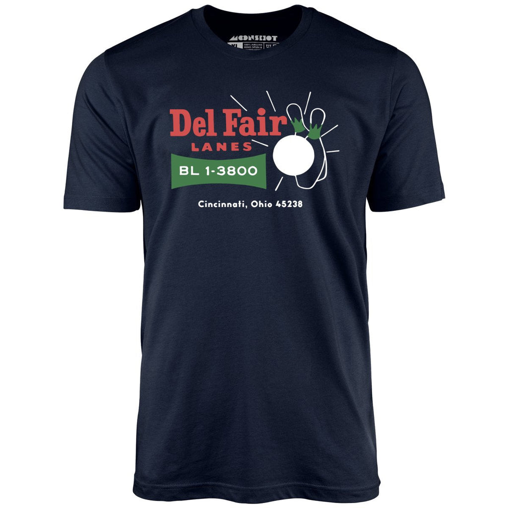 Del Fair Lanes v2 - Cincinnati, OH - Vintage Bowling Alley - Unisex