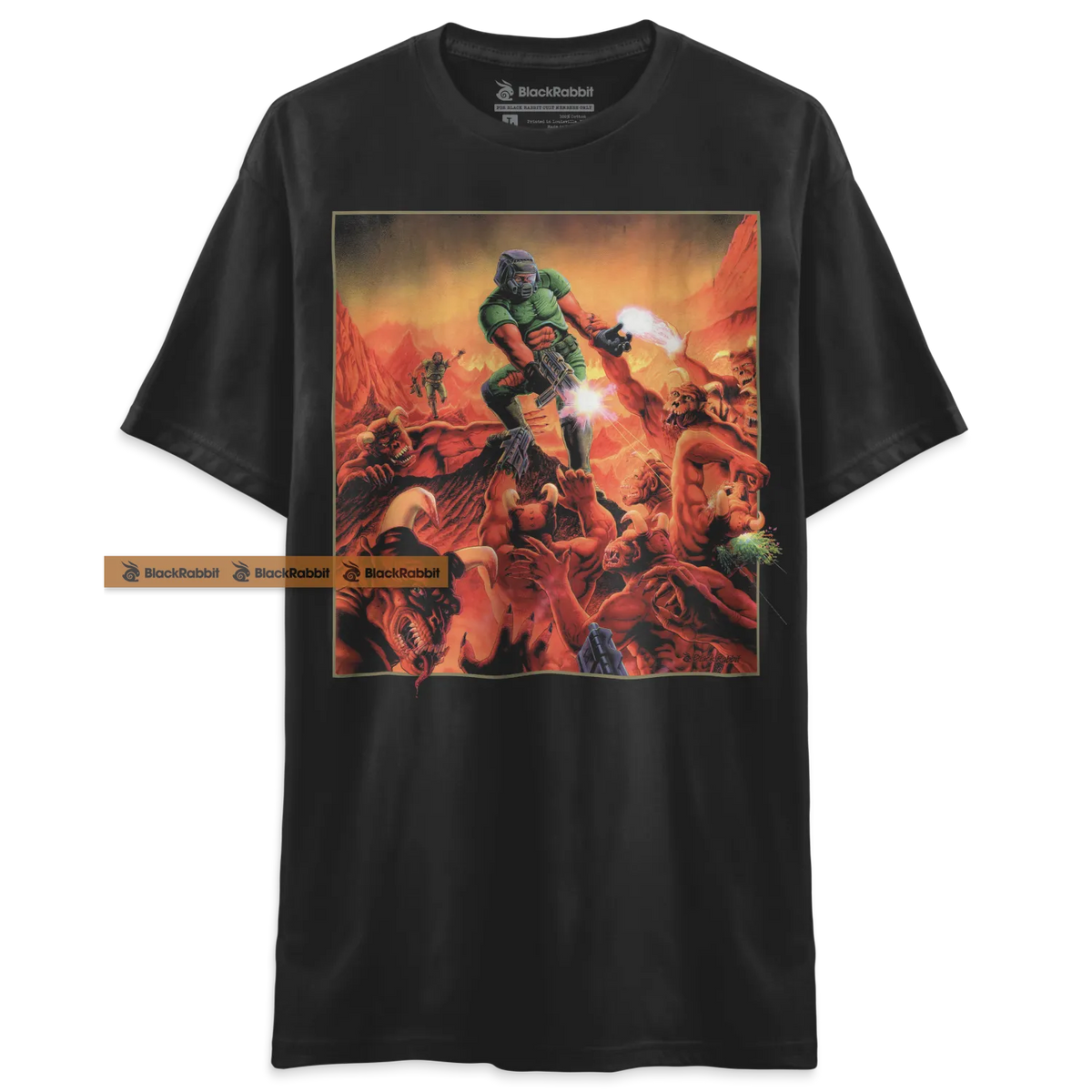 Doom Cover Box Art 90s Retro Vintage Unisex Classic