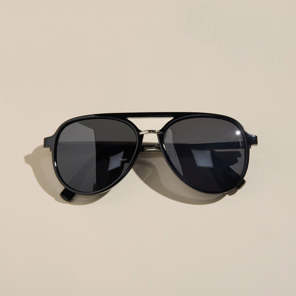 Earhart Black Sunglasses