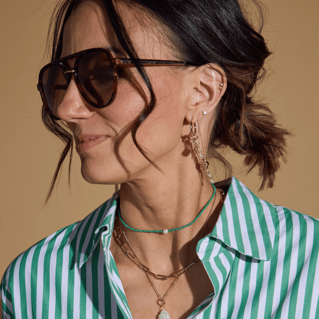 Earhart Cheetah Sunglasses