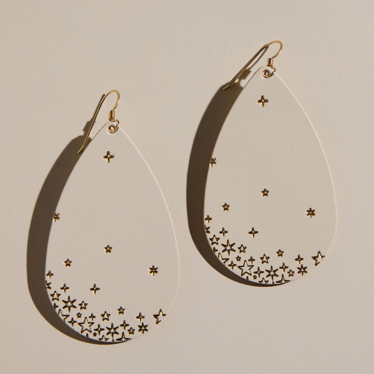 Ecru Starscape Teardrops