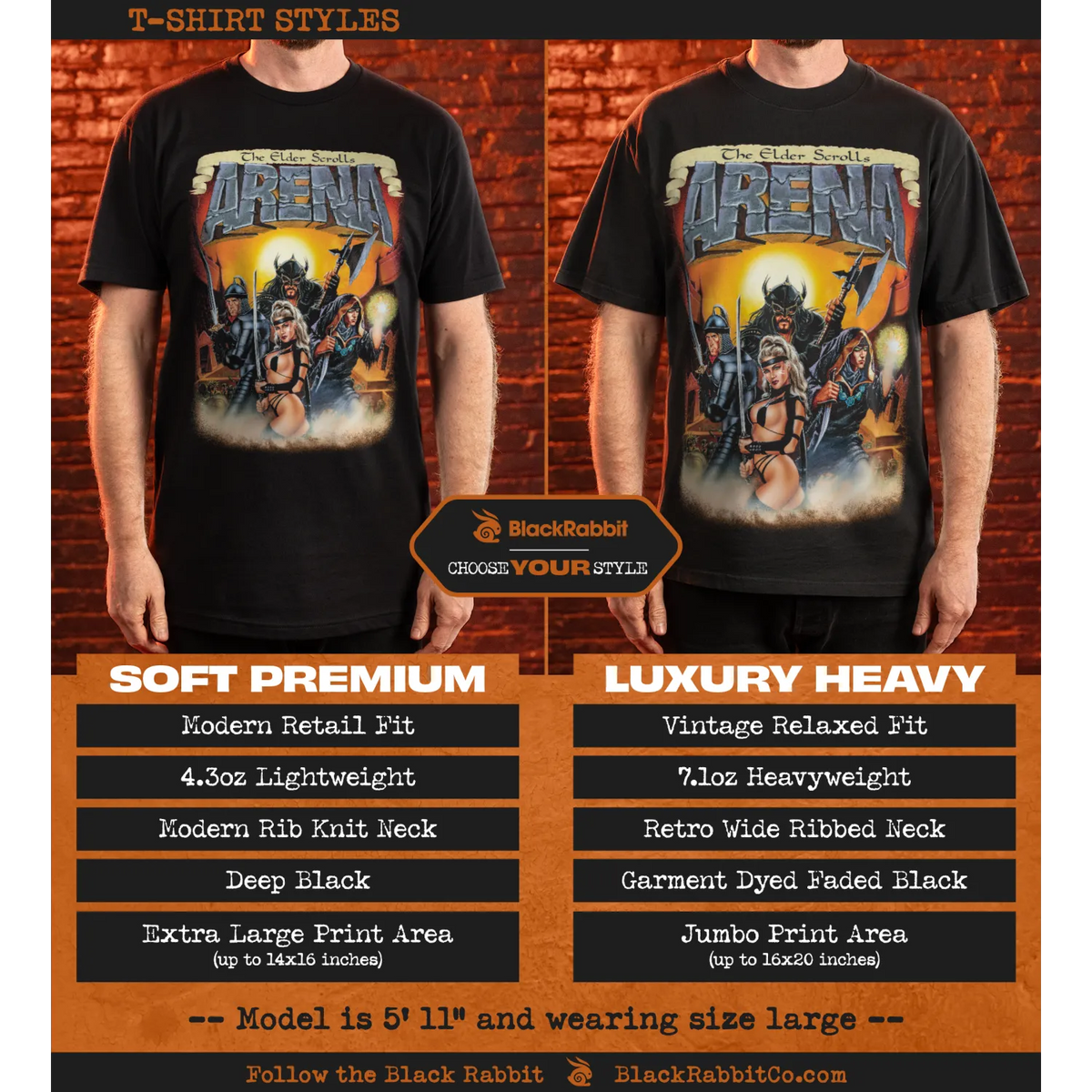 The Elder Scrolls Arena Retro Vintage Unisex Classic
