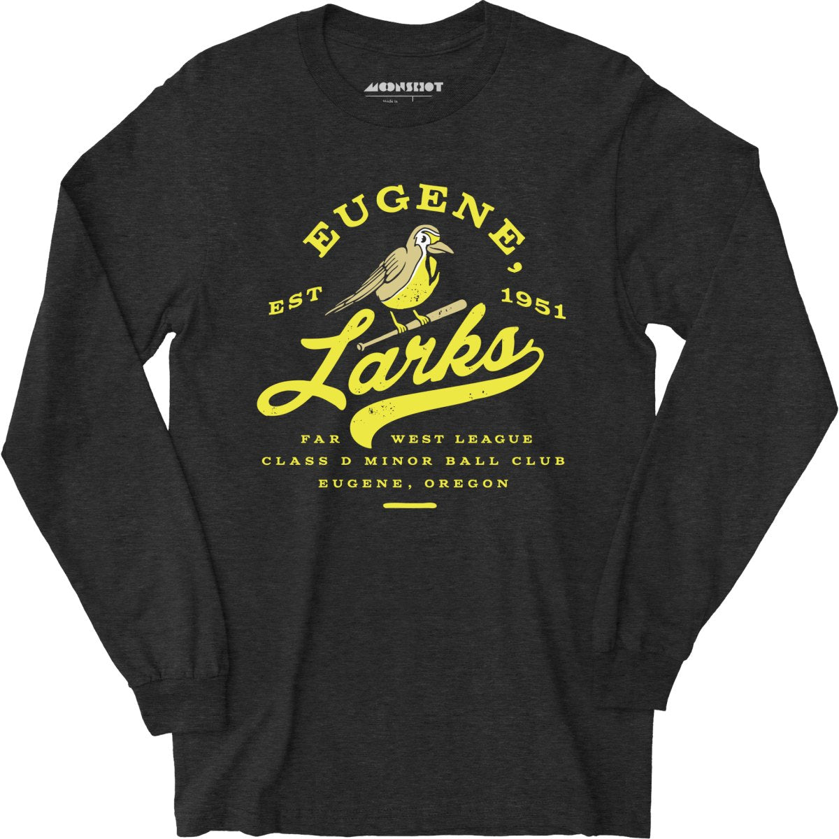 Eugene Larks - Oregon - Vintage Defunct Baseball Teams - Long Sleeve