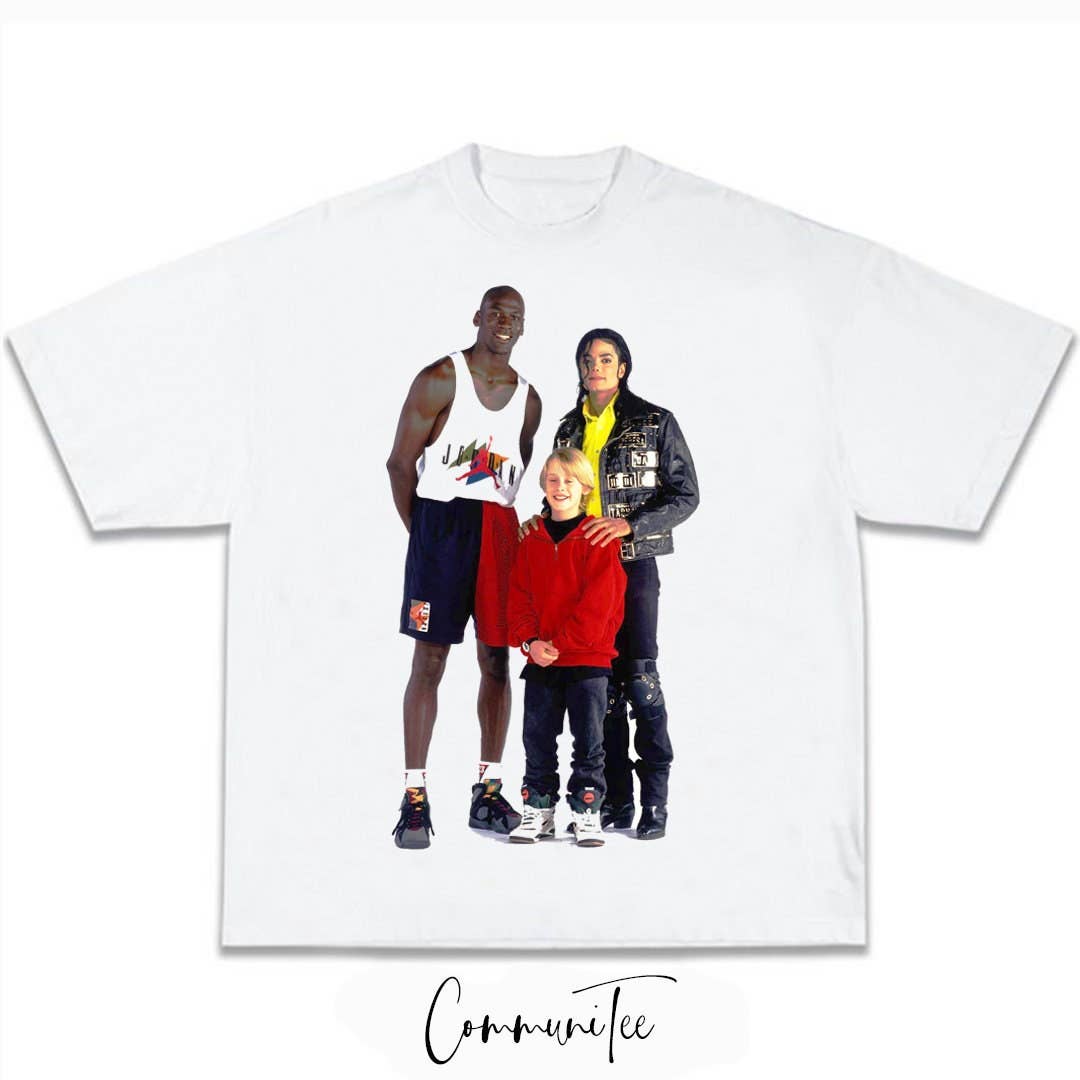 90s Mj X Mc Rap Basketball Tee - Vintage Graphic T-Shirt