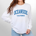 Custom Long Sleeve Cotton Tee with Location Name or Logo