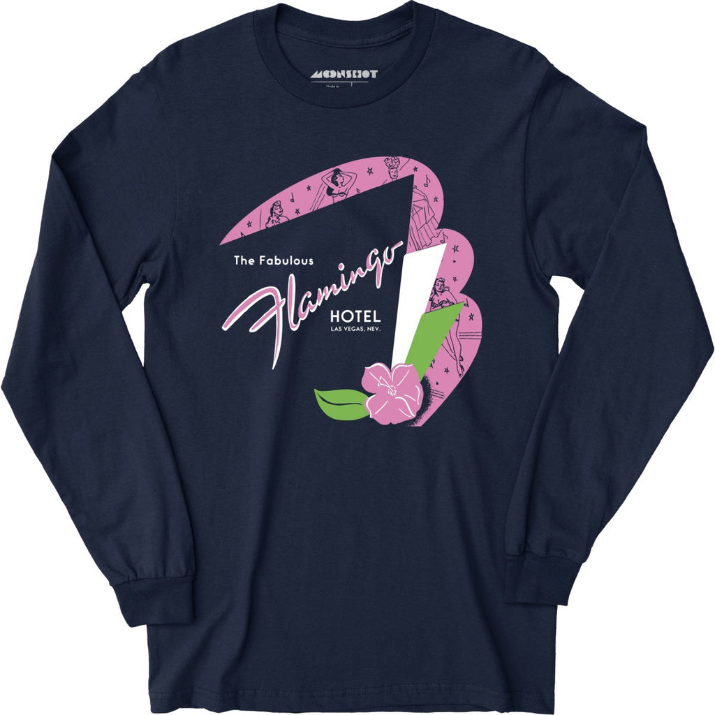 Fabulous Flamingo Hotel v2 - Vintage Las Vegas - Long Sleeve