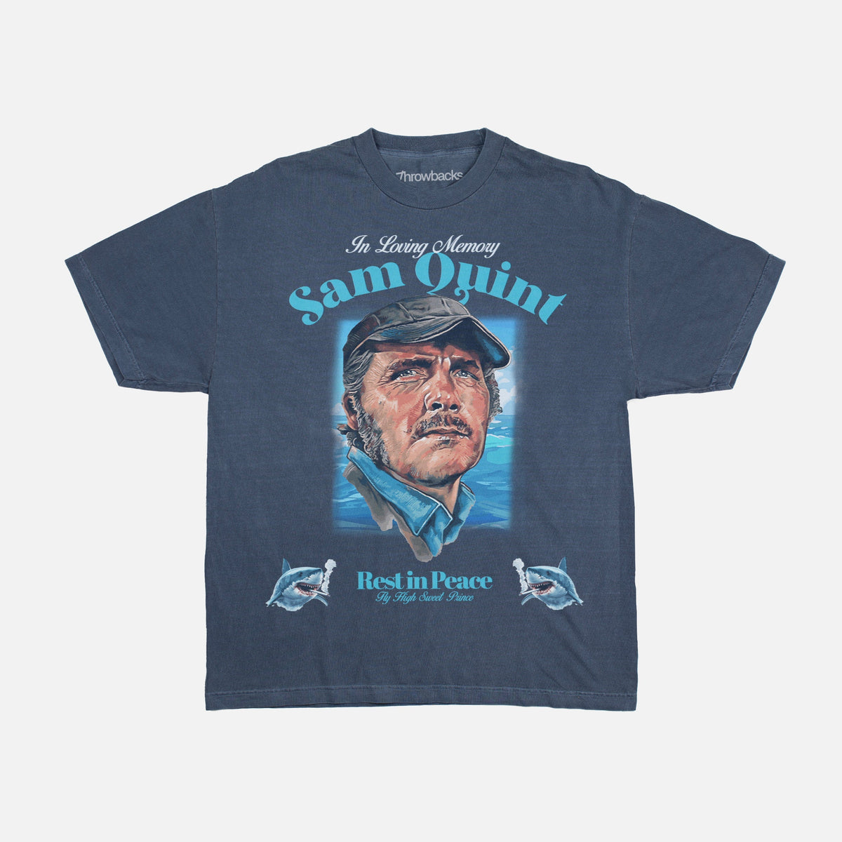 In Memory of Sam Quint Jaws Graphic Tee