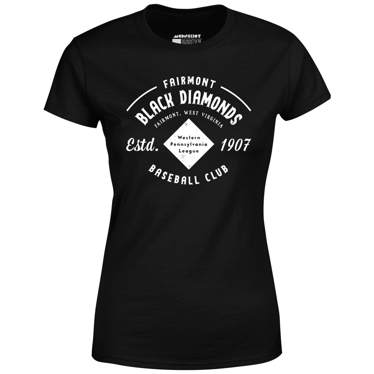 Fairmont Black Diamonds - West Virginia - Vintage Defunct Baseball Teams - Women's