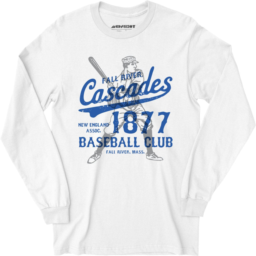 Fall River Cascades - Massachusetts - Vintage Defunct Baseball Teams - Long Sleeve
