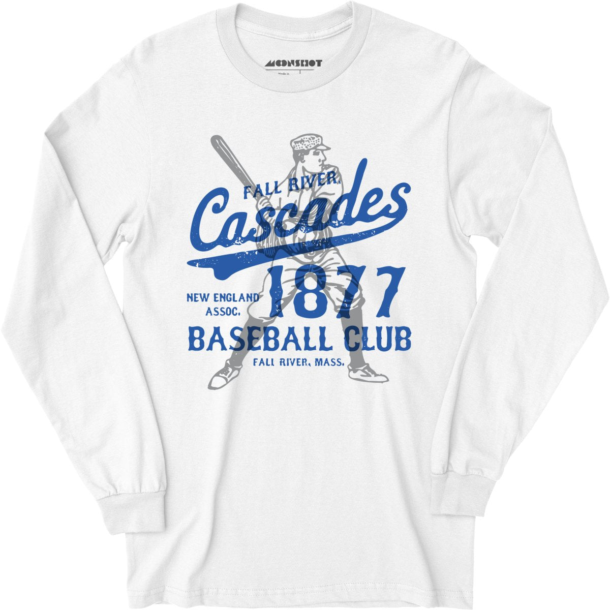 Fall River Cascades - Massachusetts - Vintage Defunct Baseball Teams - Long Sleeve