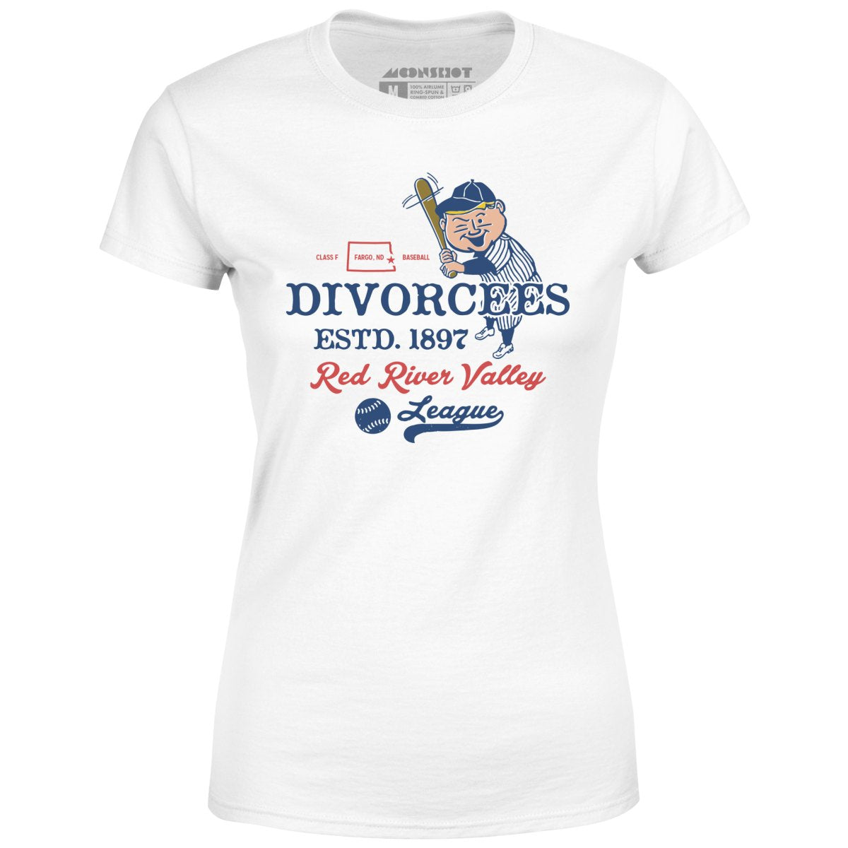 Fargo Divorcees - North Dakota - Vintage Defunct Baseball Teams - Women's