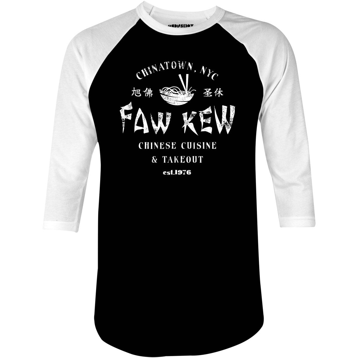 Faw Kew Chinese Cuisine - 3/4 Sleeve Raglan