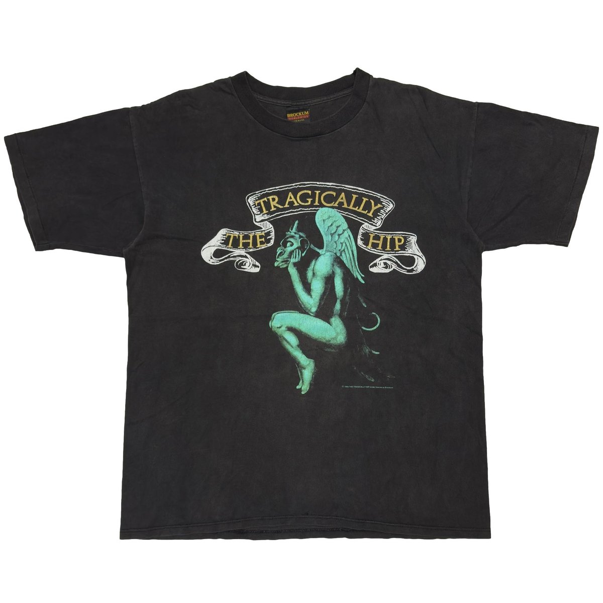 THE TRAGICALLY HIP GARGOYLE TEE BROCKUM XL 9602