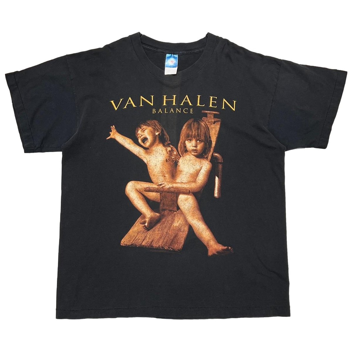 VAN HALEN BALANCE FRUIT OF THE LOOM BLUE TAG XL 8723