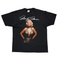 MARILYN MONROE TEXT & PORTRAIT BLACK WINTERLAND XL 4941