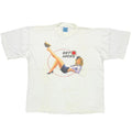 LUCKY STRIKE GET LUCKY Flight Attendant PIN-UP GIRL WHITE XL 7792
