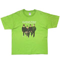 weezer 2001 GREEN ALBUM MEMBER PRINT BLIGHT GREEN GILDAN XL 3016