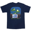 Budweiser 3 FROGS FLOATED POND NAVY SOF TEE XL 8125