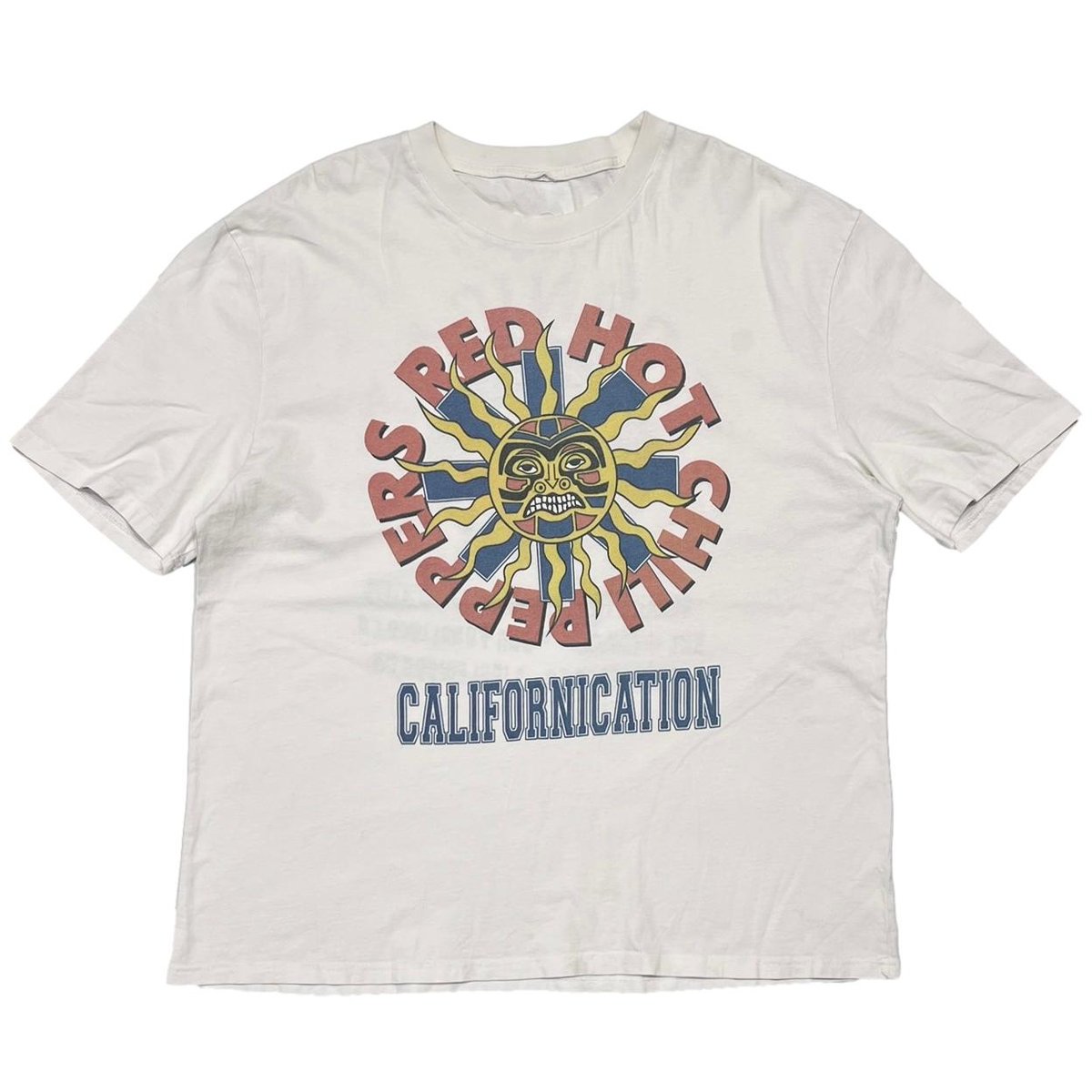 RED HOT CHILI PEPPERS CALIFORNICATION BOOTLEG WHITE FITS XL 0035