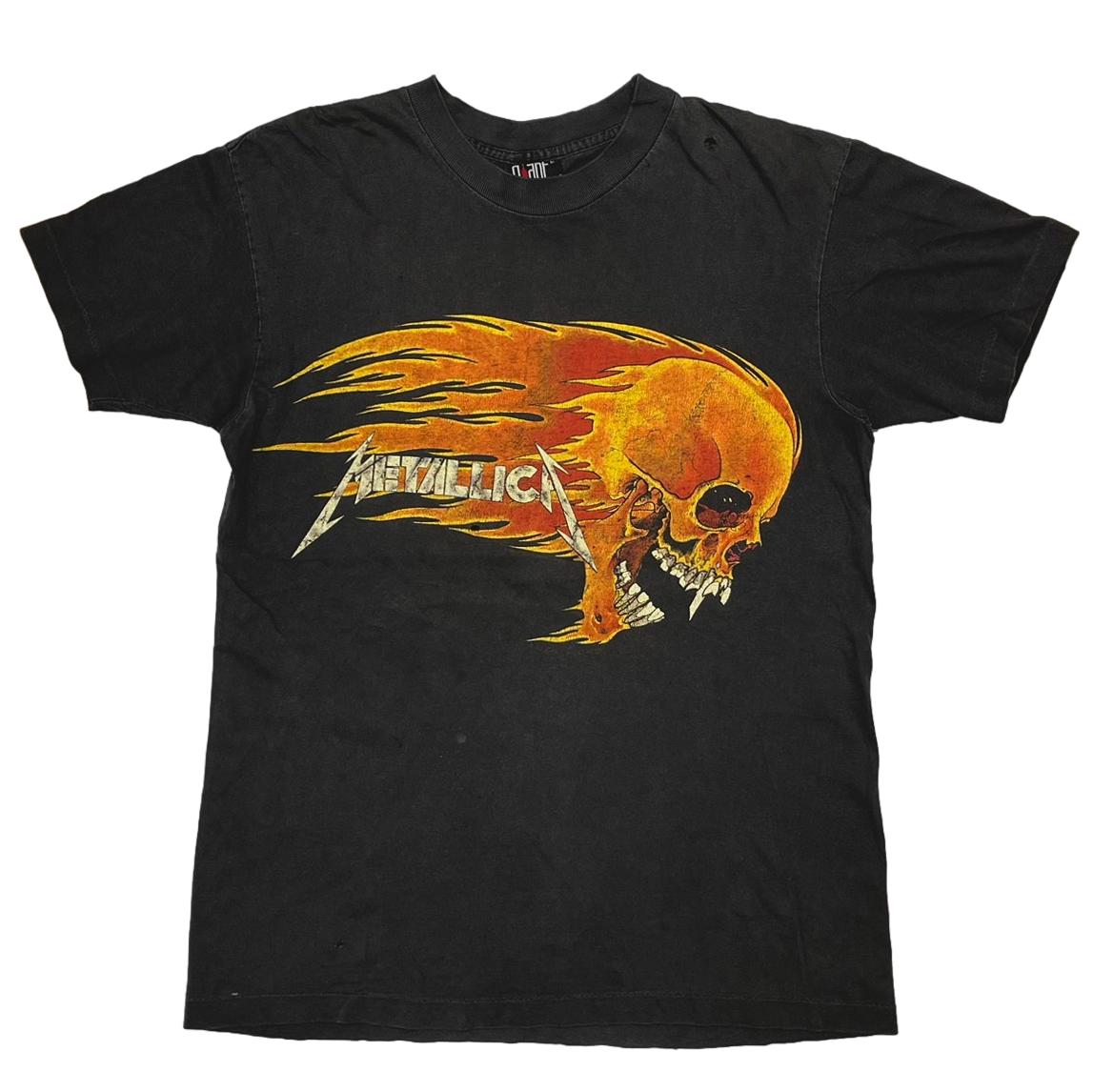 METALLICA FLAME SKULL SIDE PUSHEAD GAINT LARGE 4254