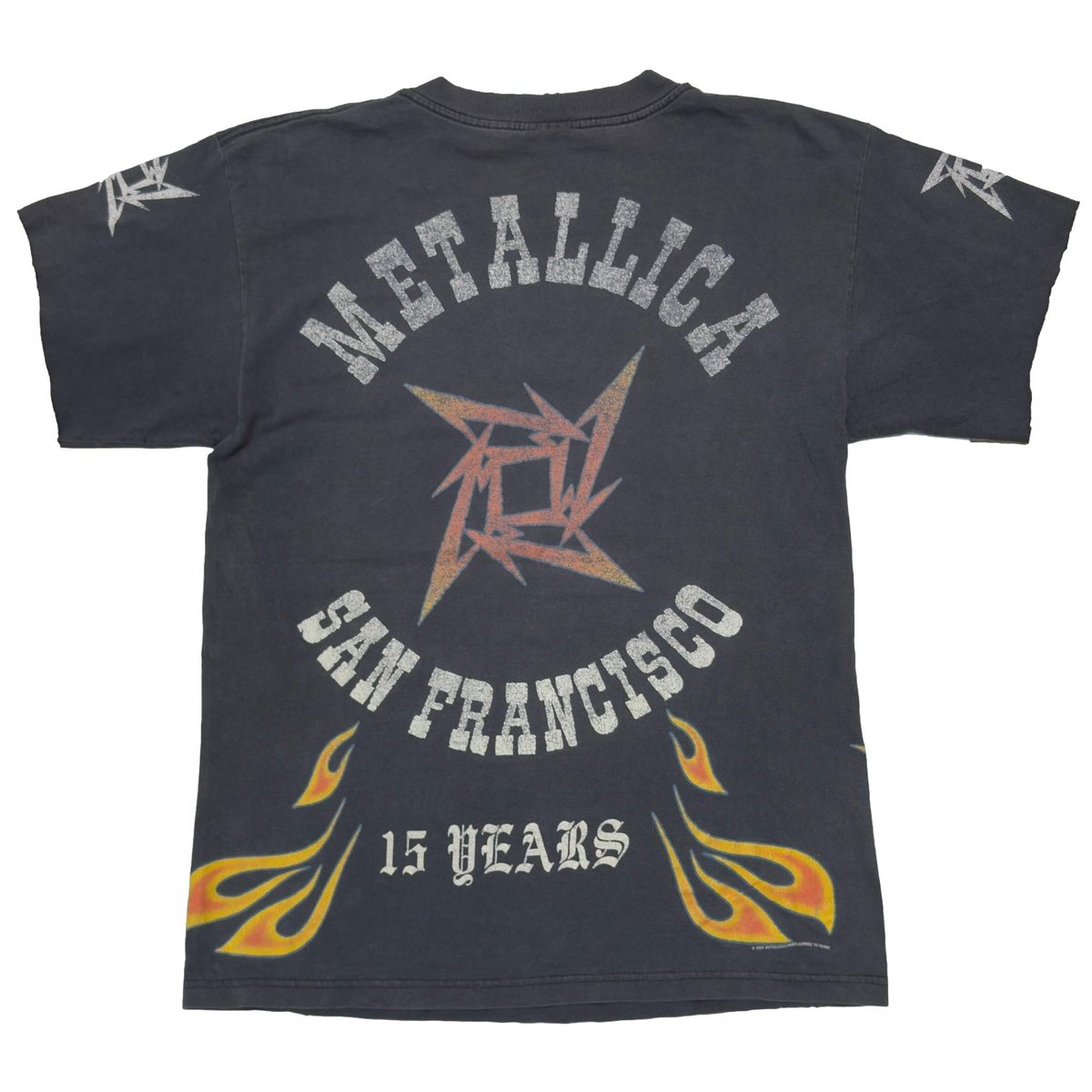 METALLICA SAN FRANCISCO 15 YEARS ARMCUT GIANT LARGE 0798