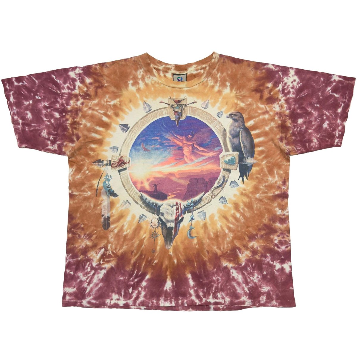 LIQUID BLUE 2000 NATIVE AMERICAN TIEDYE OVP FITS XL 7428