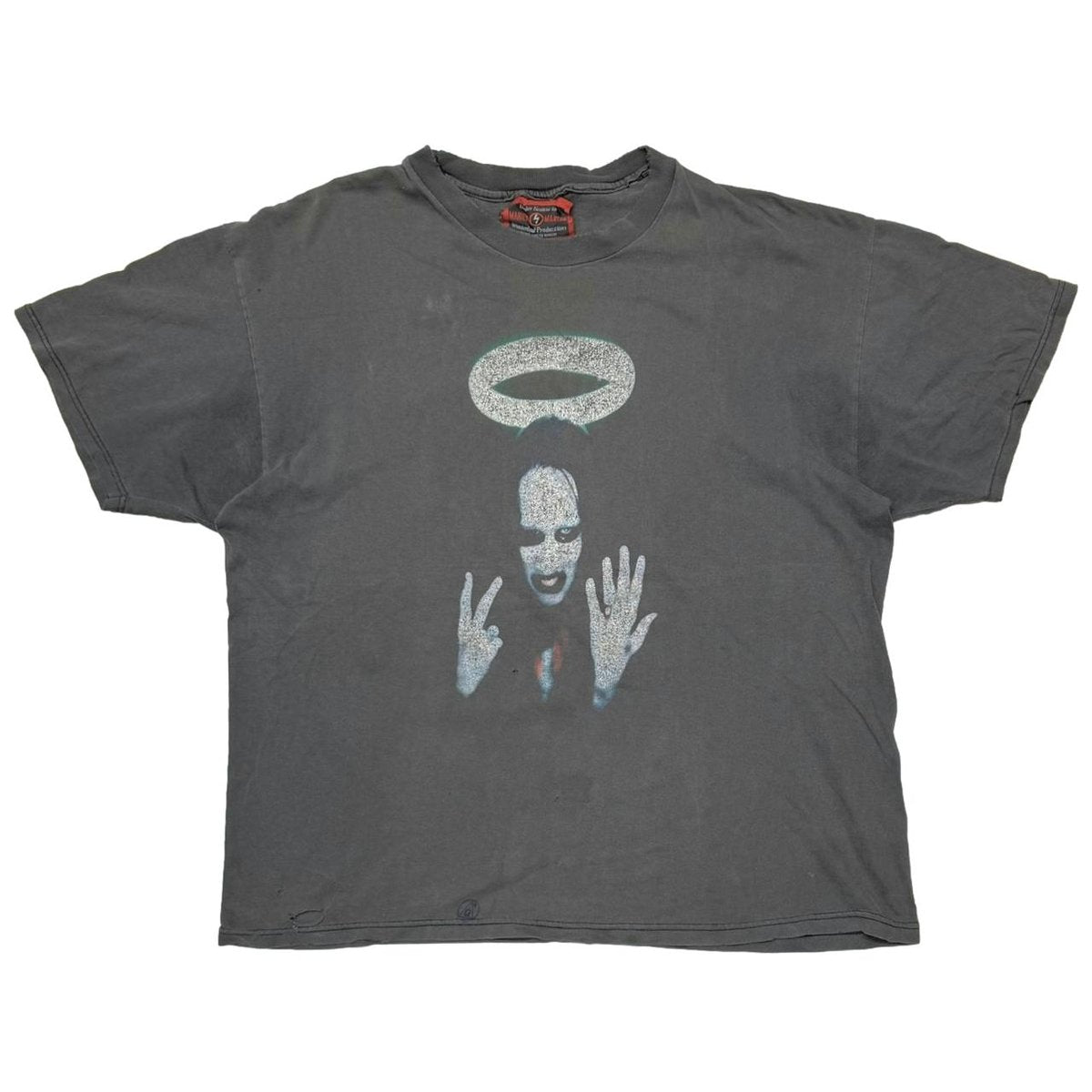 MARILYN MANSON MIDDLE FINGER MANSON TAG FITS XL 4521
