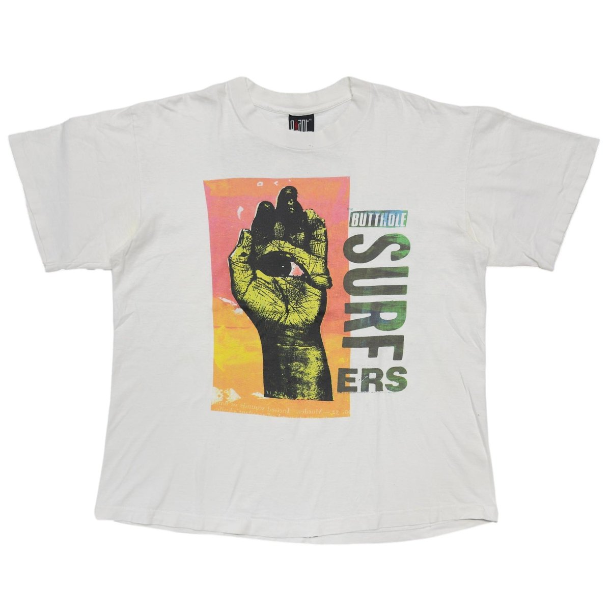BUTTHOLE SURFERS HAND EYE WHITE GIANT BY TEEJAYS XL 5332
