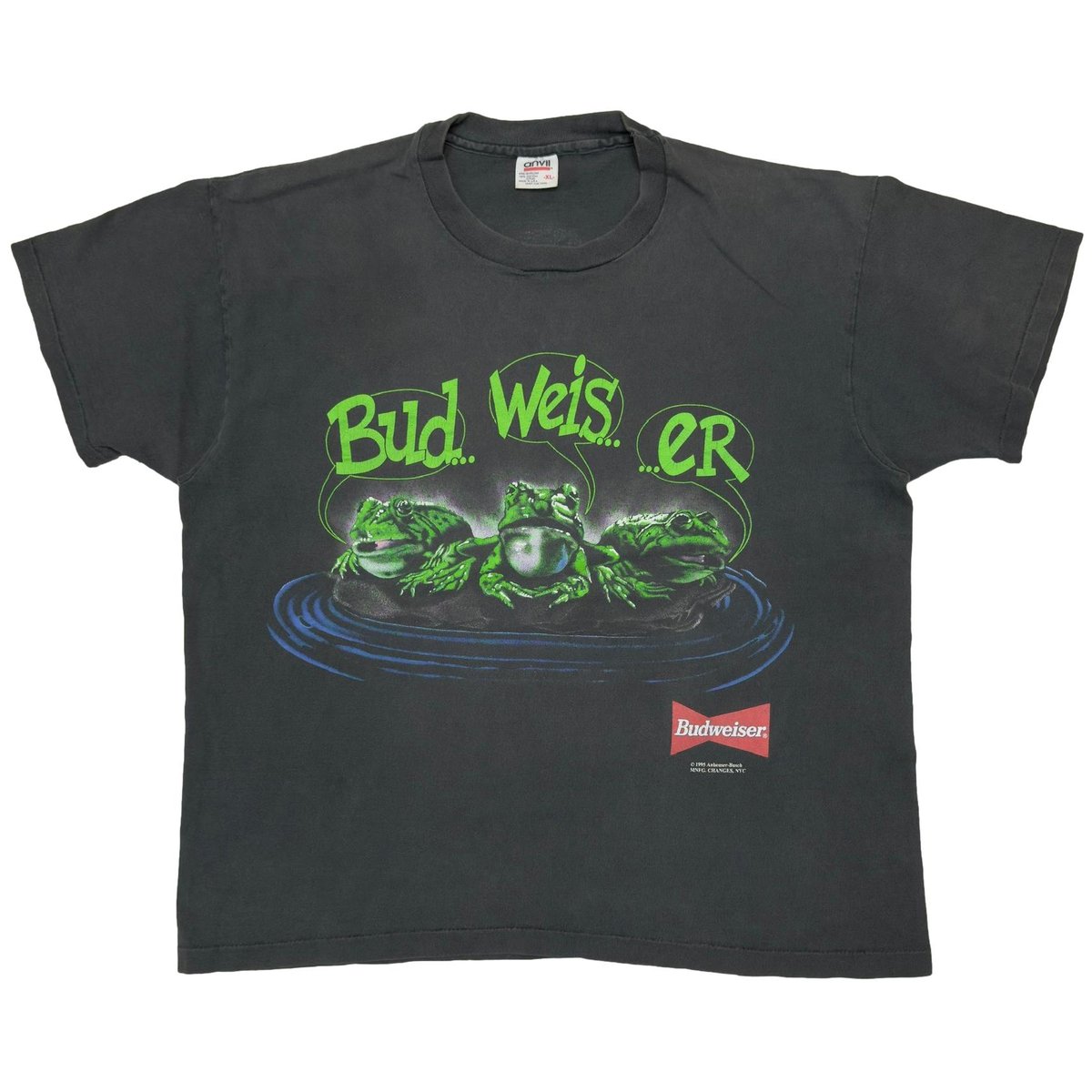 Budweiser 3 FROGS YOUR PAD OR MINE ? ANVIL XL 1055
