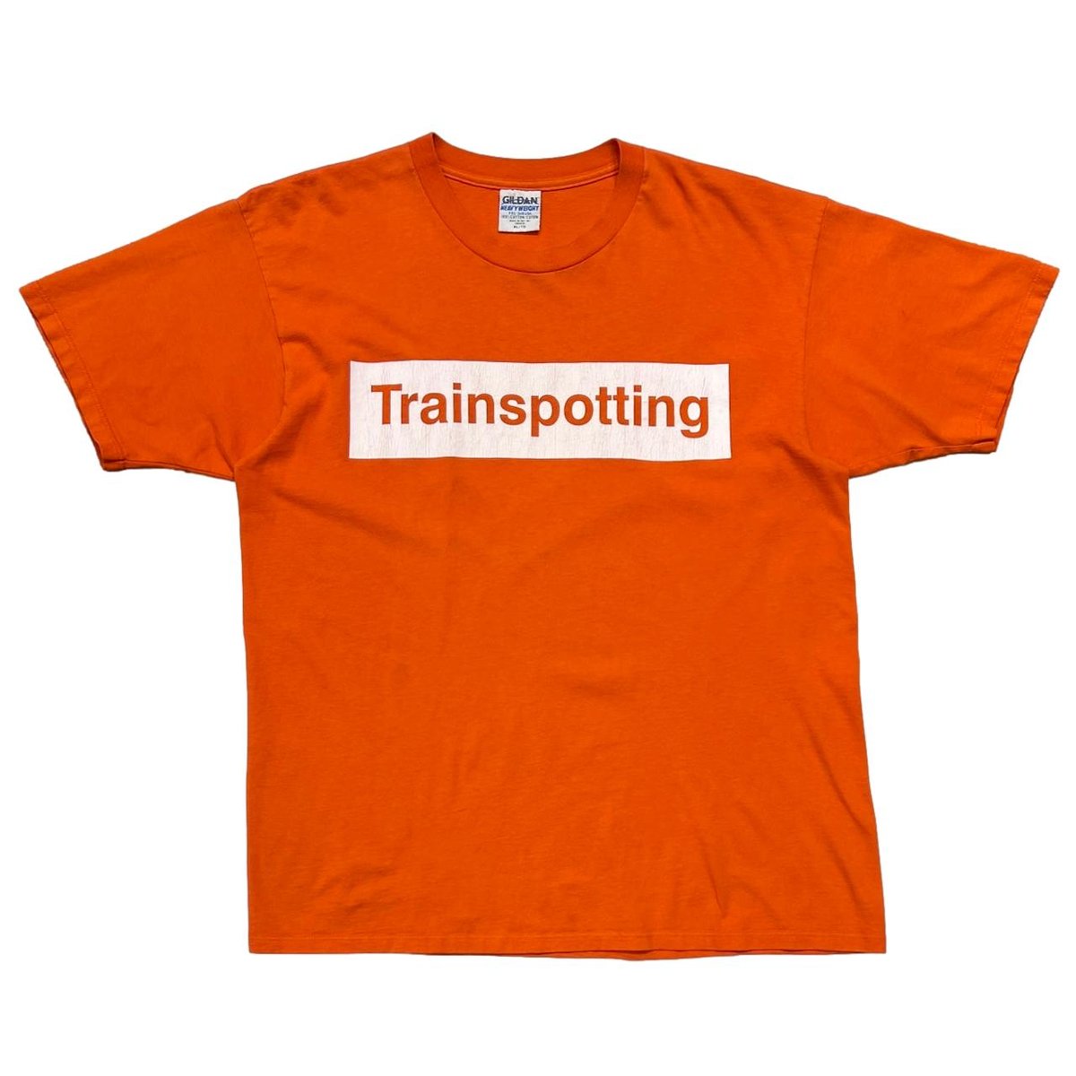 Trainspotting LOGO MOVIE PROMO ORANGE GILDAN XL 8393