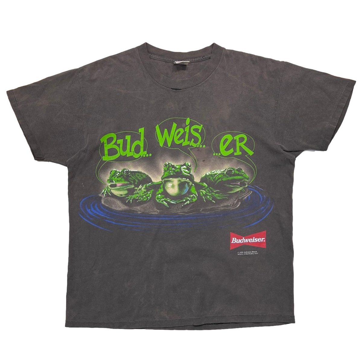 Budweiser 1995 3FROGS YOUR PAD ON MINE? DELTA LARGE 6257
