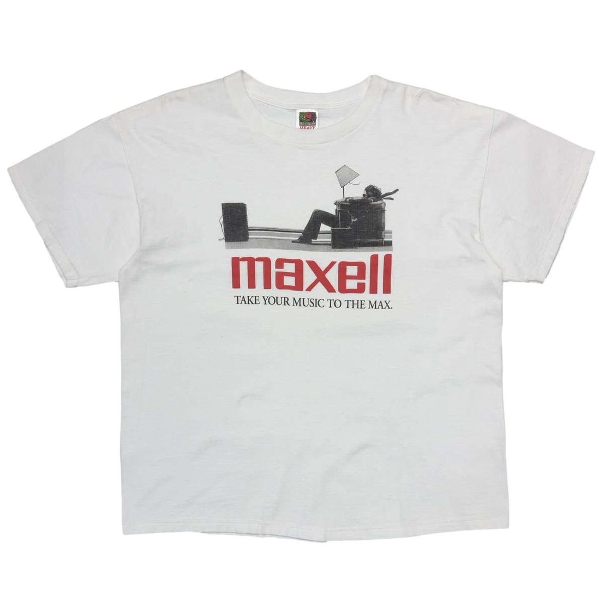 maxell 00s TAKE YOUR MUSIC TO THE MAX FRUIT OF THE LOOM XL 8034