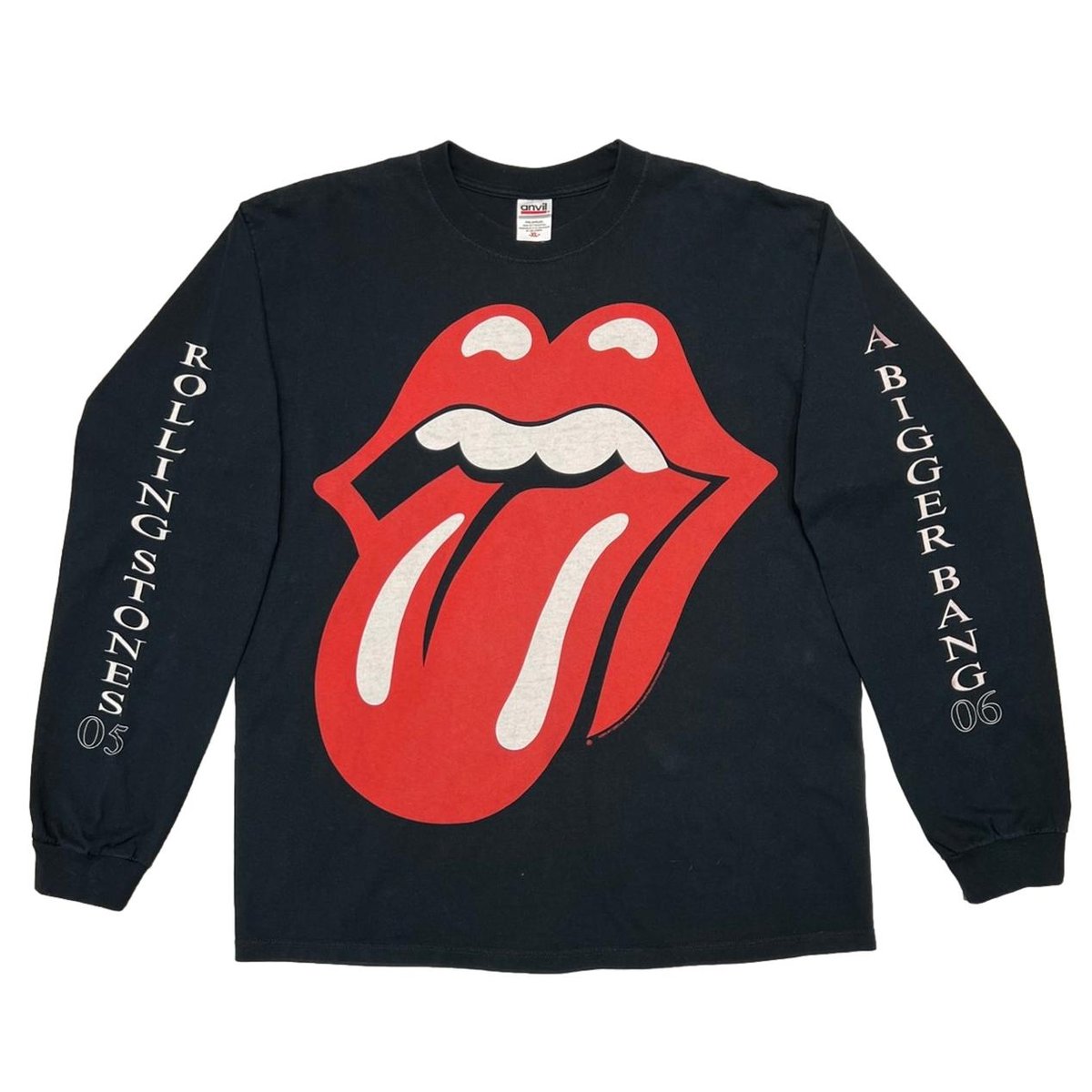 THE ROLLINIG STONES A BIGGER BANG LIP&TONGUE LS ANVIL XL 2366
