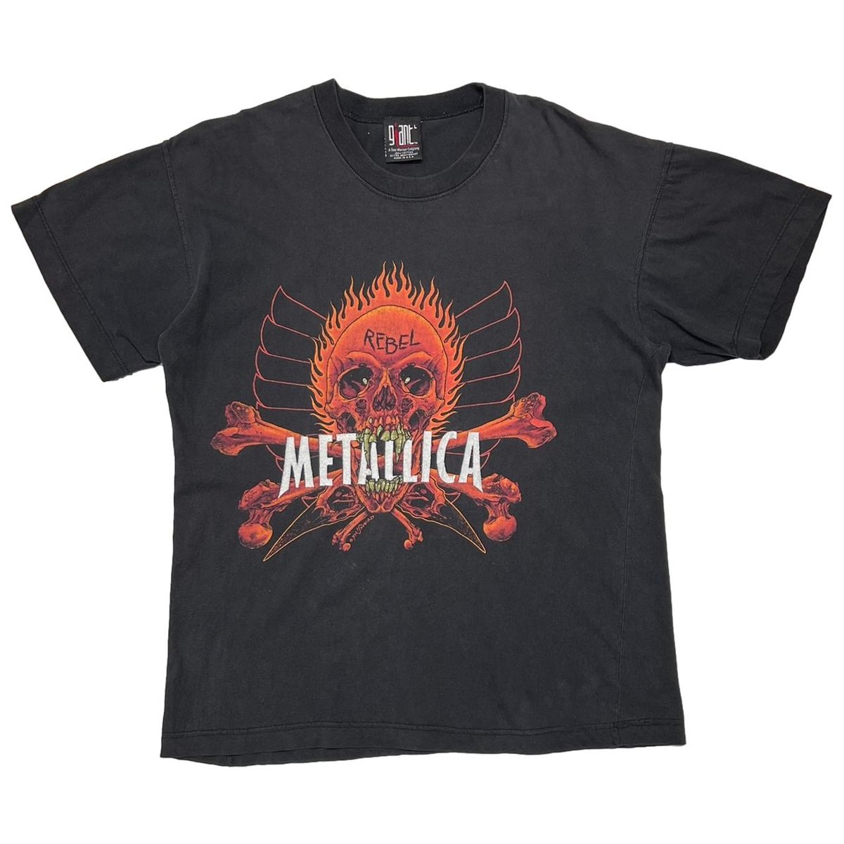 METALLICA PUSHEAD YING YANG LABEL SKULL GIANT LARGE 7432