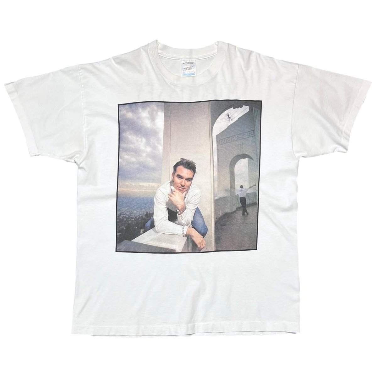 MORRISSEY TOUR SQUARE PHOTO WHITE SCREEN STARS XL 8228
